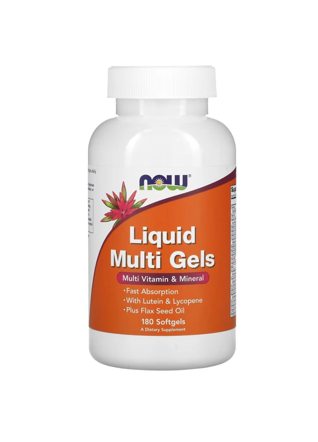 Мультиминералы Liquid Multi Gels - 180 softgels Now Foods (258191557)