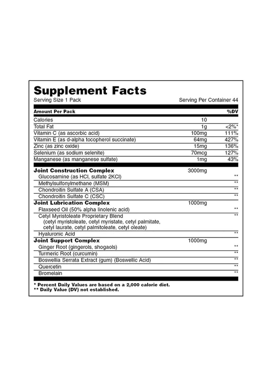 Мультивитамины Animal Flex - 44pack Universal Nutrition (258191573)