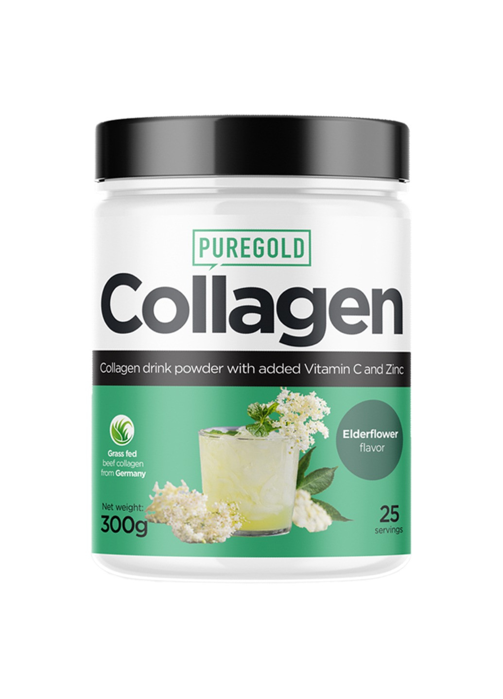 Коллаген для кожи, суставов, волос, связок и ногтей Collagen - 300g Eldelflower Pure Gold Protein (258191885)