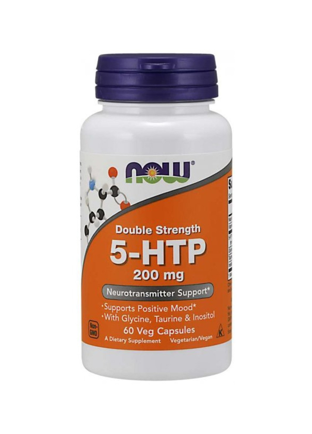 Добавка від стресу 5-HTP 200mg - 60 vcaps Now Foods (258191563)