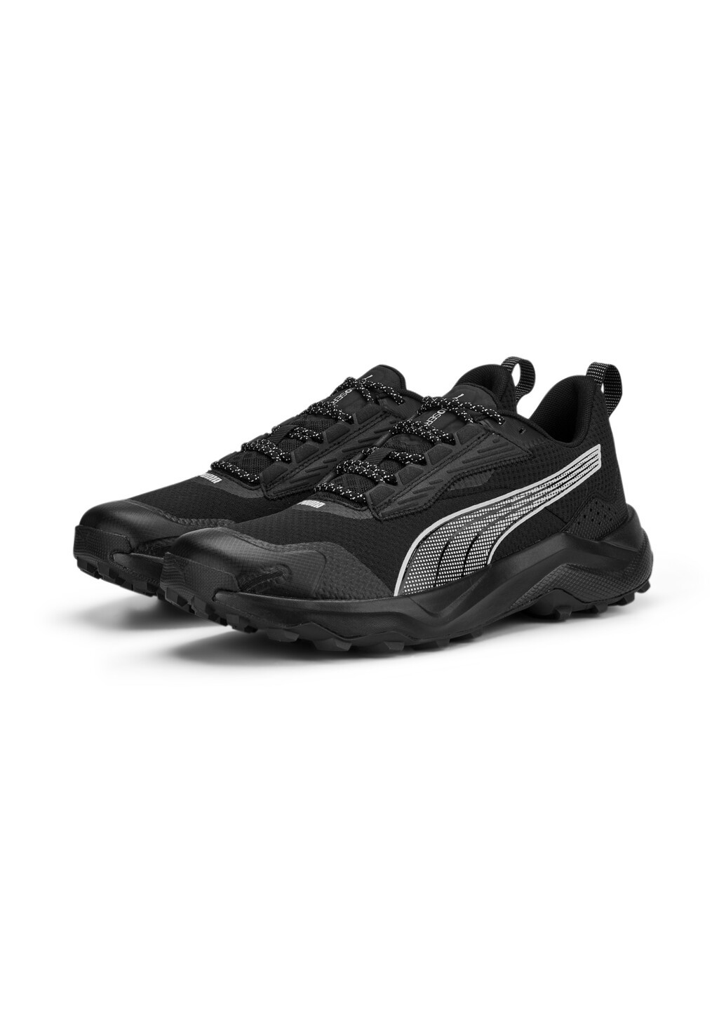 Черные всесезонные кроссовки obstruct profoam running shoes Puma