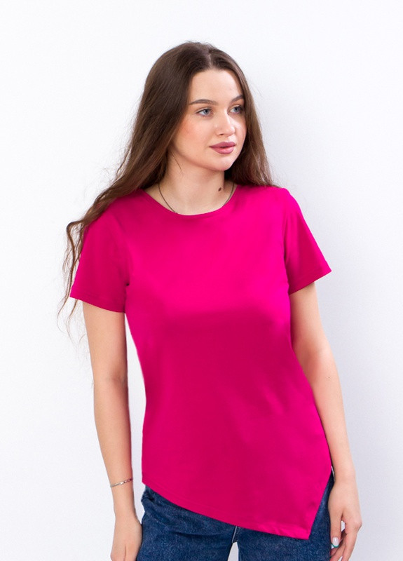 Рожева літня футболка жіноча рожевий носи своє (8197-036-v2) Носи своє