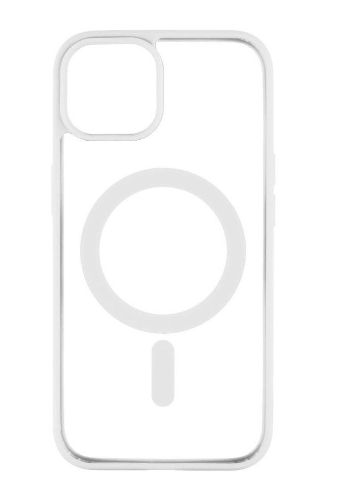 Силиконовый чехол Clear Case with MagSafe для iPhone 14 Pro Max Белый No Brand - (258210417)