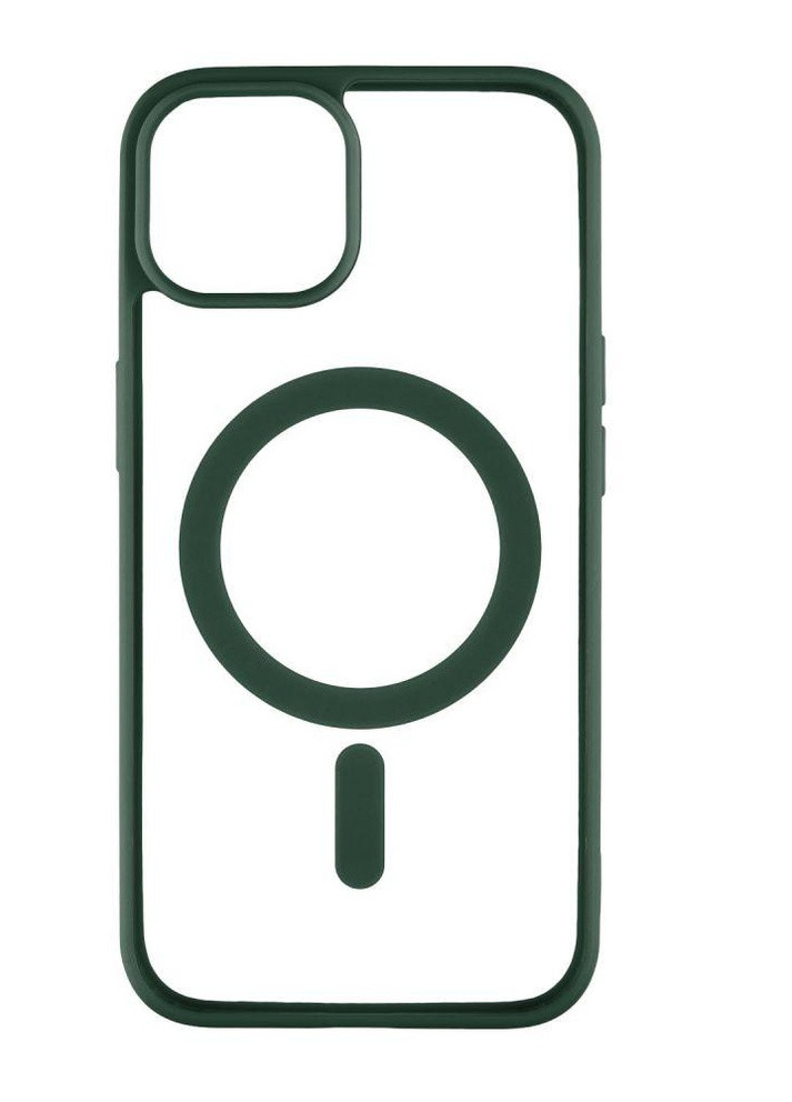 Силиконовый чехол Clear Case with MagSafe для iPhone 14 Plus Зеленый No Brand - (258210427)