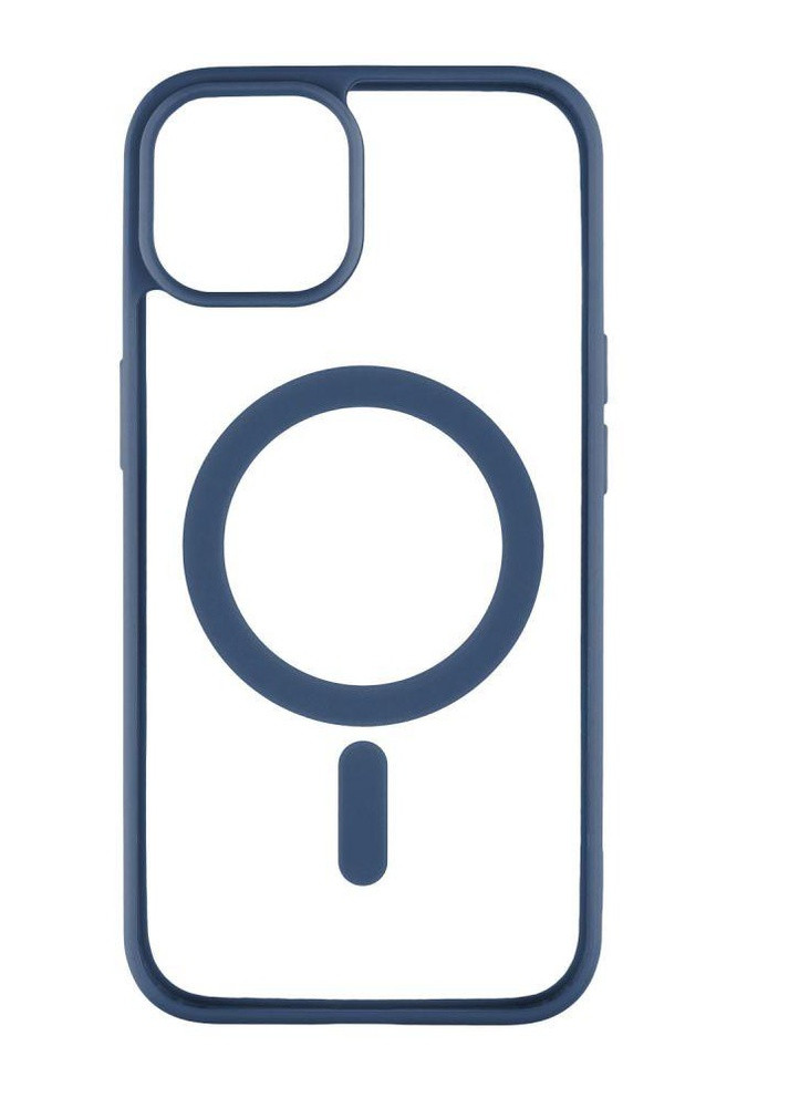 Силиконовый чехол Clear Case with MagSafe для iPhone 14 Pro Синий No Brand - (258210437)