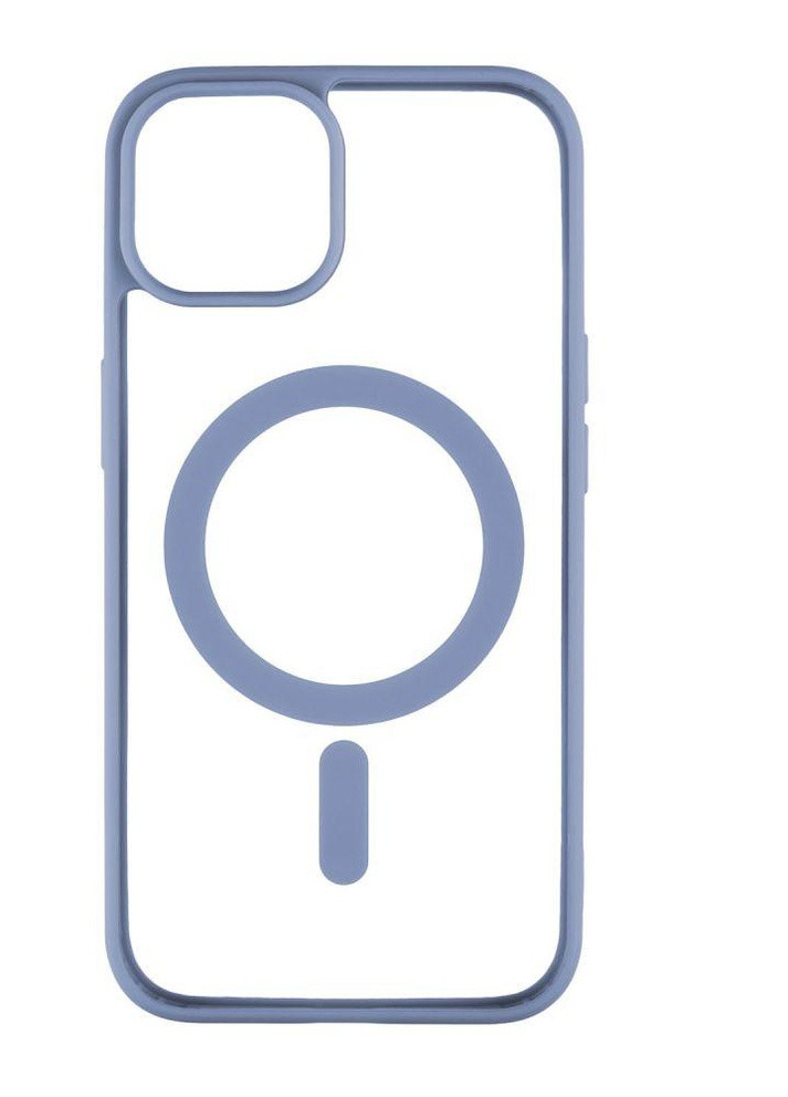 Силіконовий чохол Clear Case with MagSafe для iPhone 14 Голубий No Brand - (258210413)