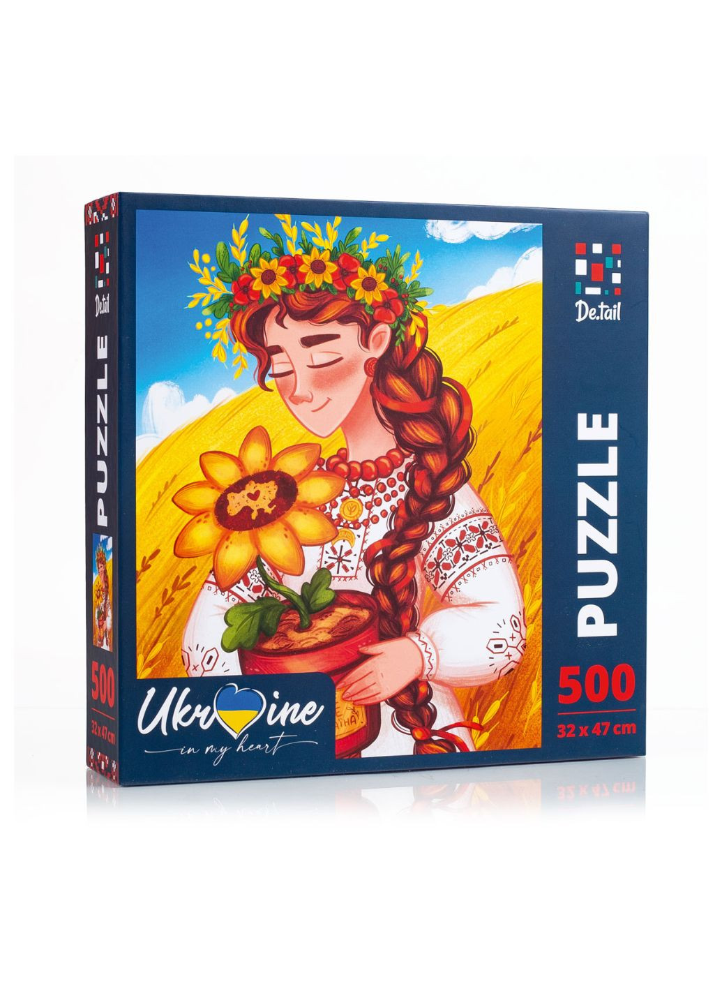 Пазл Украинская девушка с подсолнухом DT500-05 De.tail (258210489)