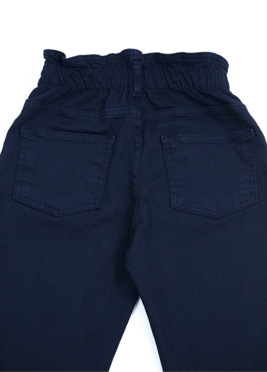 Джинси для дівчаток МОМ на резинці темно-сині Altun MOM (258232050)