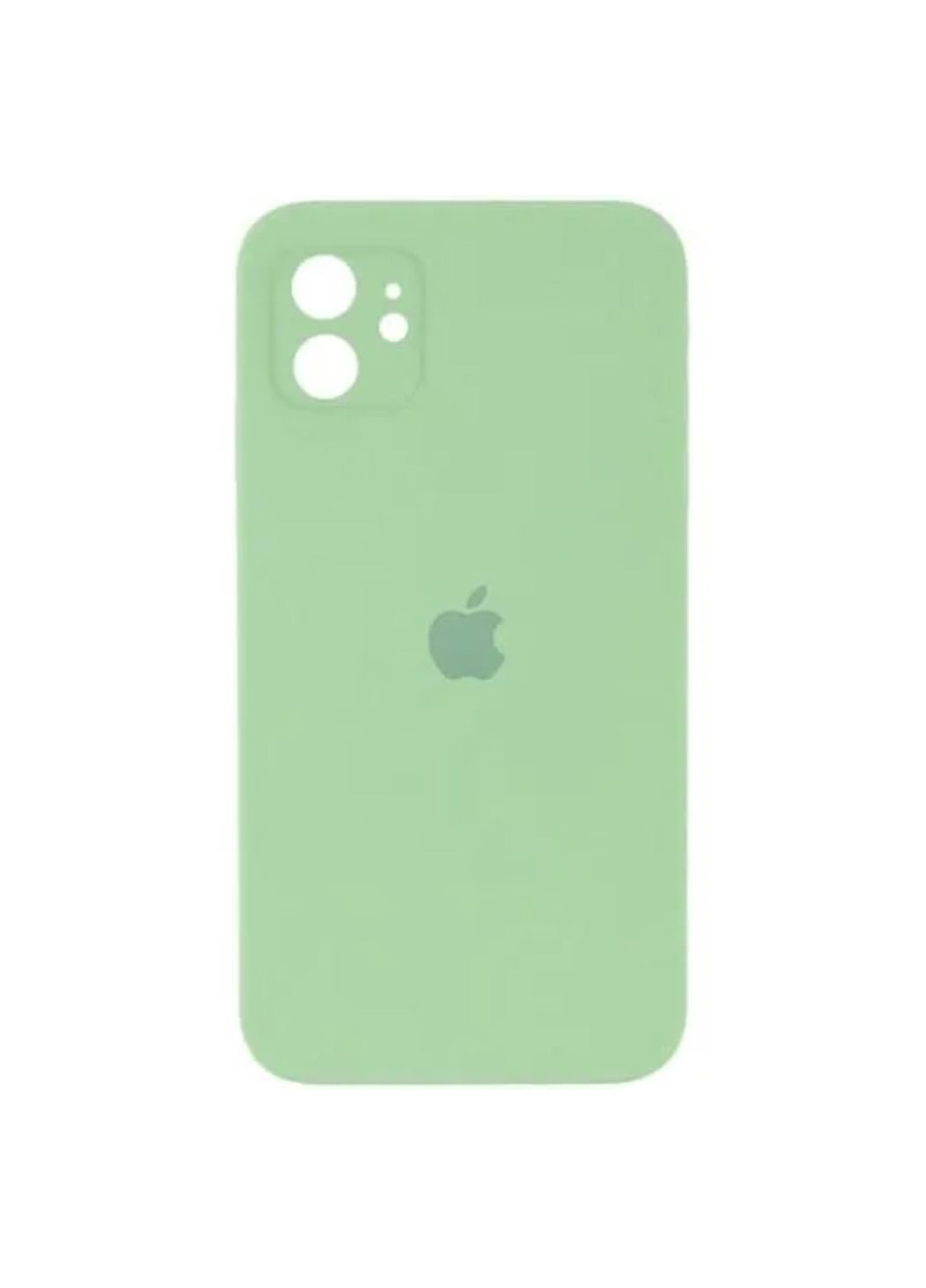 Чохол iPhone 11 Pro Max Silicone Case з квадратними бортиками Full Camera Mint No Brand (258232003)