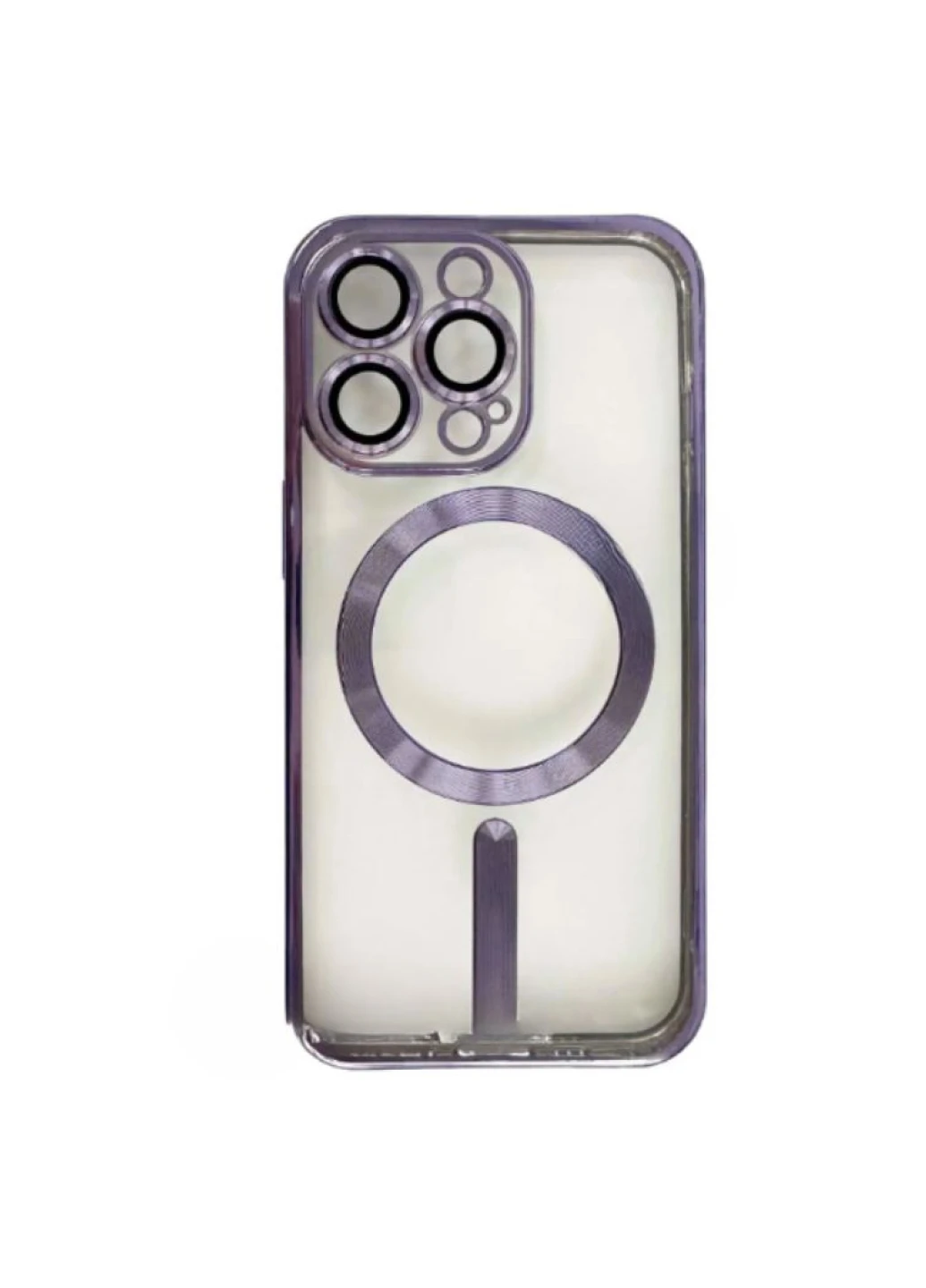 Чехол для iPhone 14 Pro Shining with MagSafe защита камеры Purple No Brand (258232026)