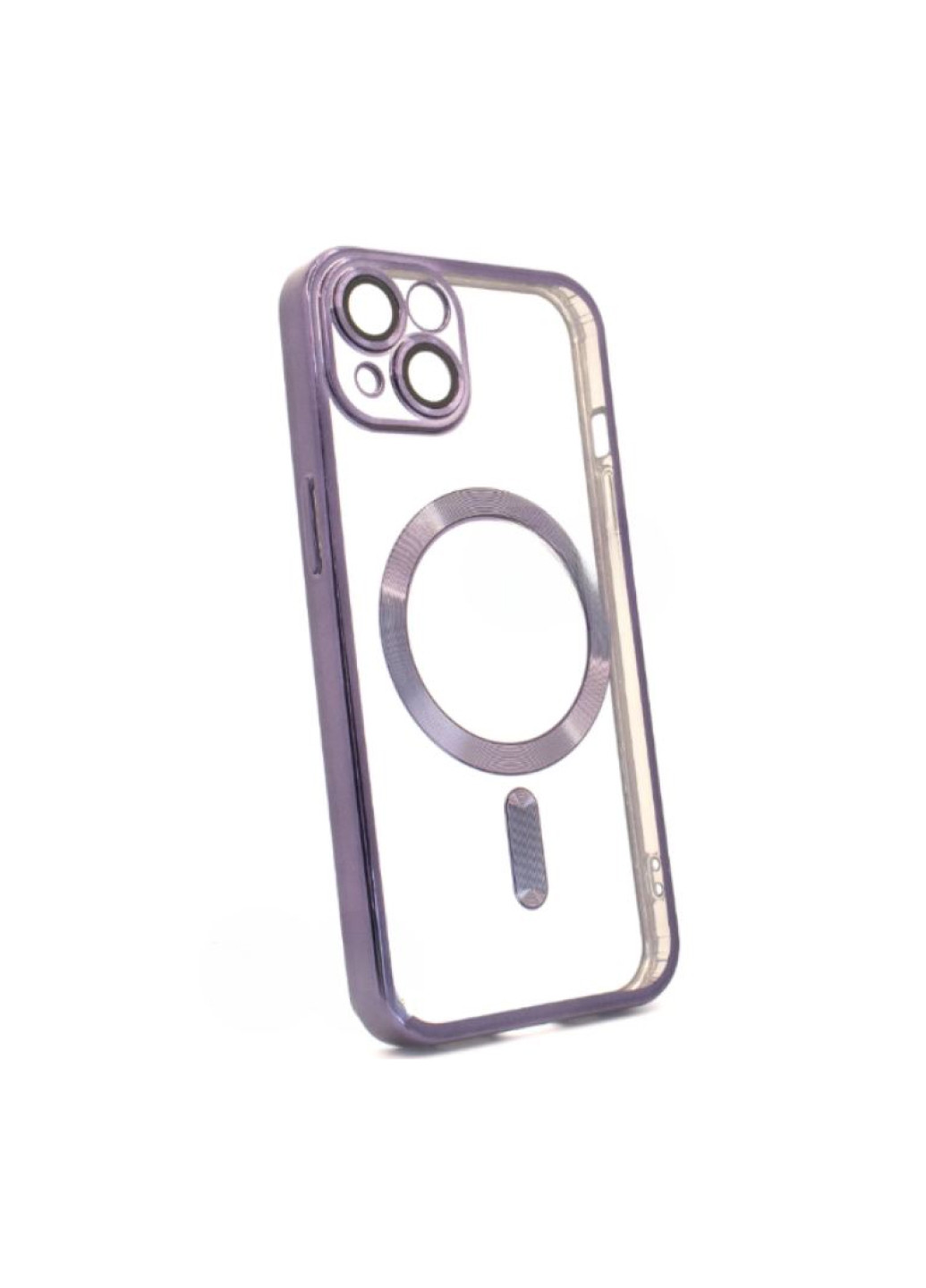 Чохол для iPhone 14 Shining with MagSafe захист камери Purple No Brand (258231996)