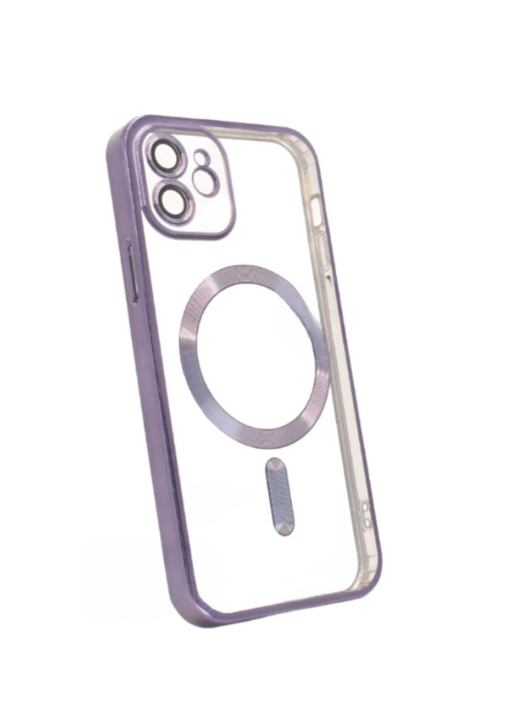Чохол для iPhone 12 Shining with MagSafe захист камери Purple No Brand (258232027)