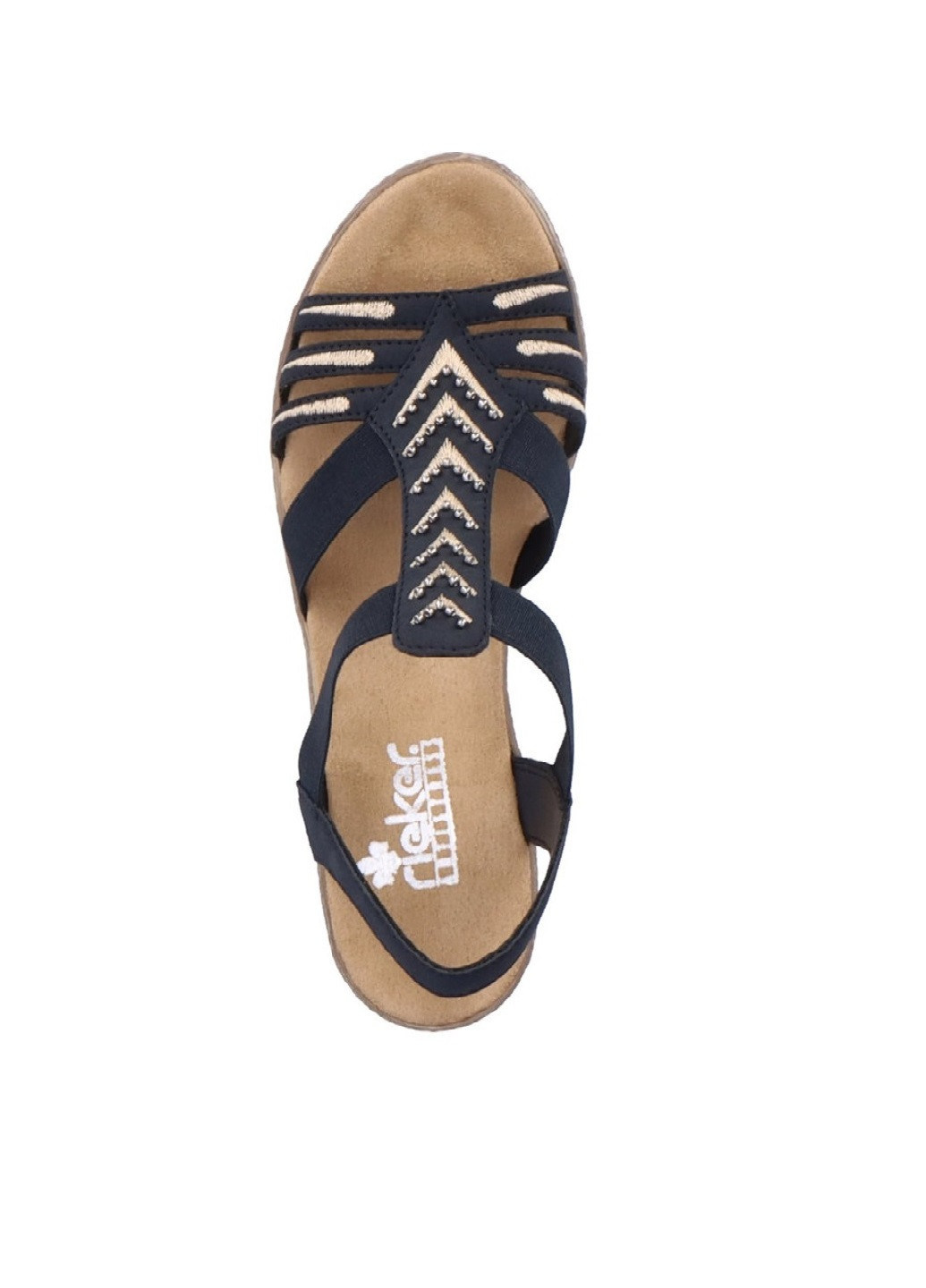 Синие босоножки Rieker