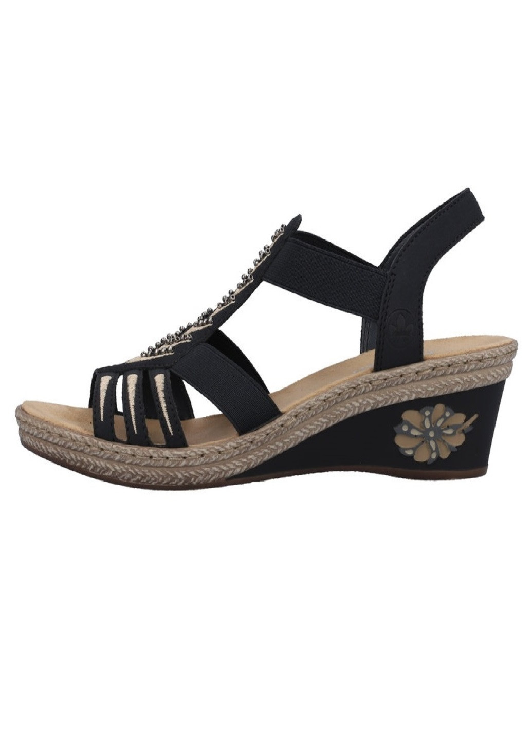 Синие босоножки Rieker