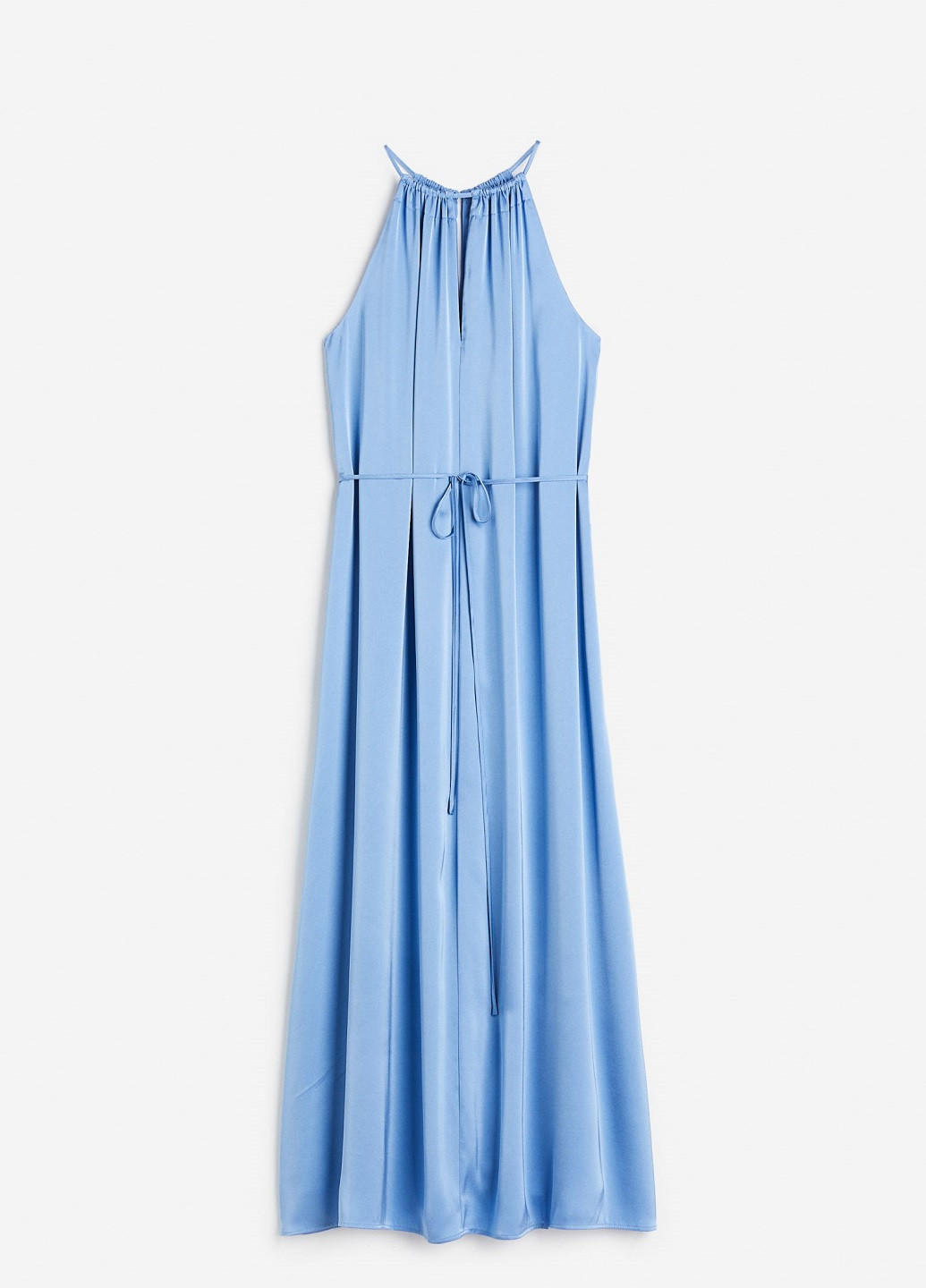 Блакитна коктейльна сукня H&M однотонна