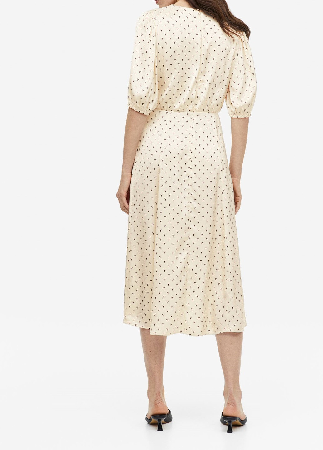 Молочна кежуал сукня H&M з малюнком