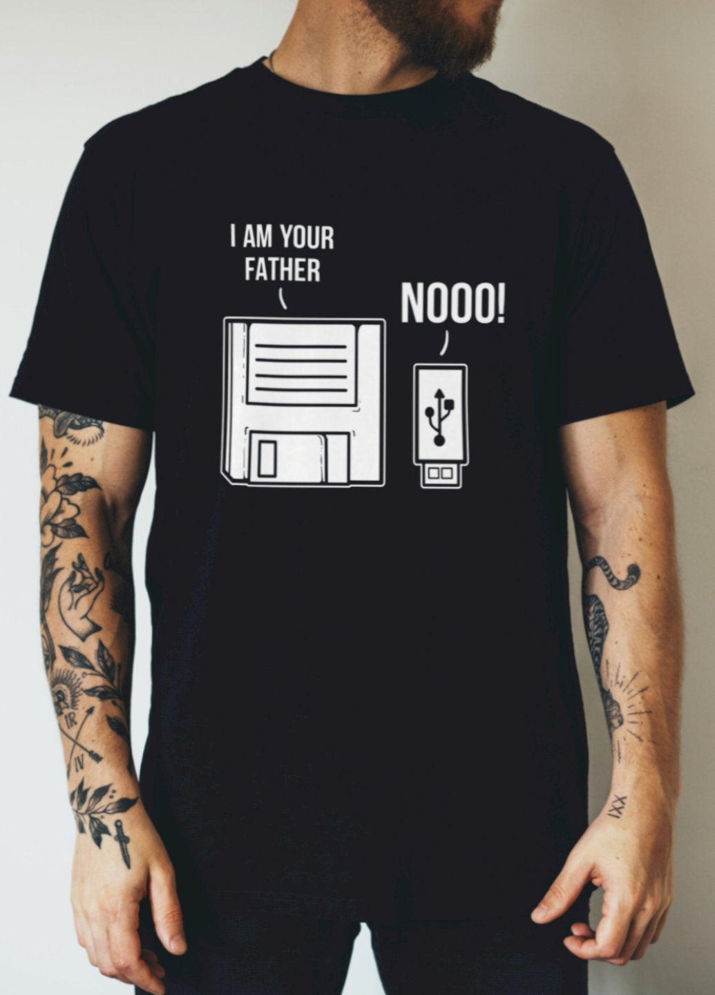 Черная футболка "i am your father..." Ctrl+