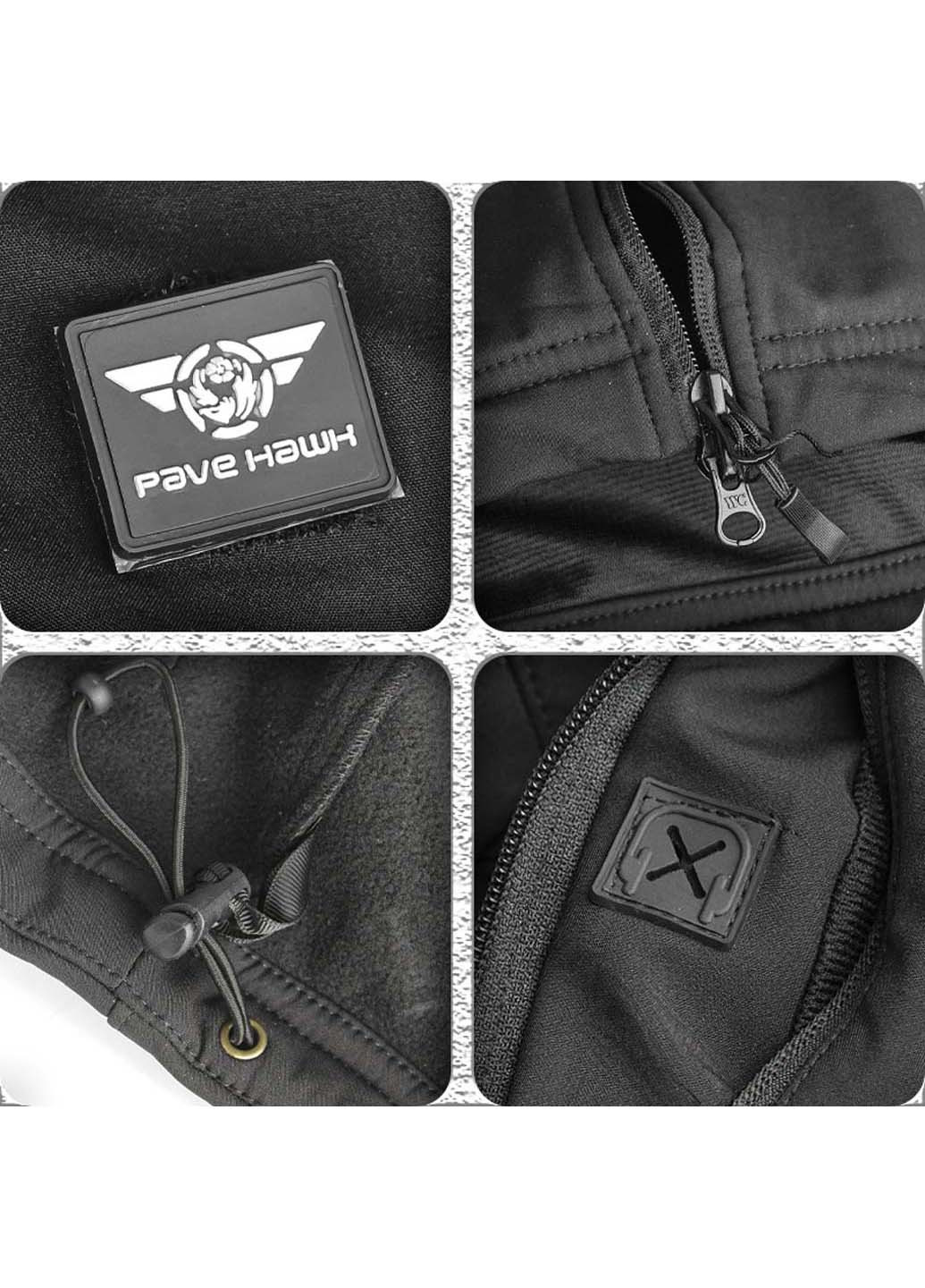 Чорна демісезонна тактична куртка чоловіча ply-6 Pave Hawk