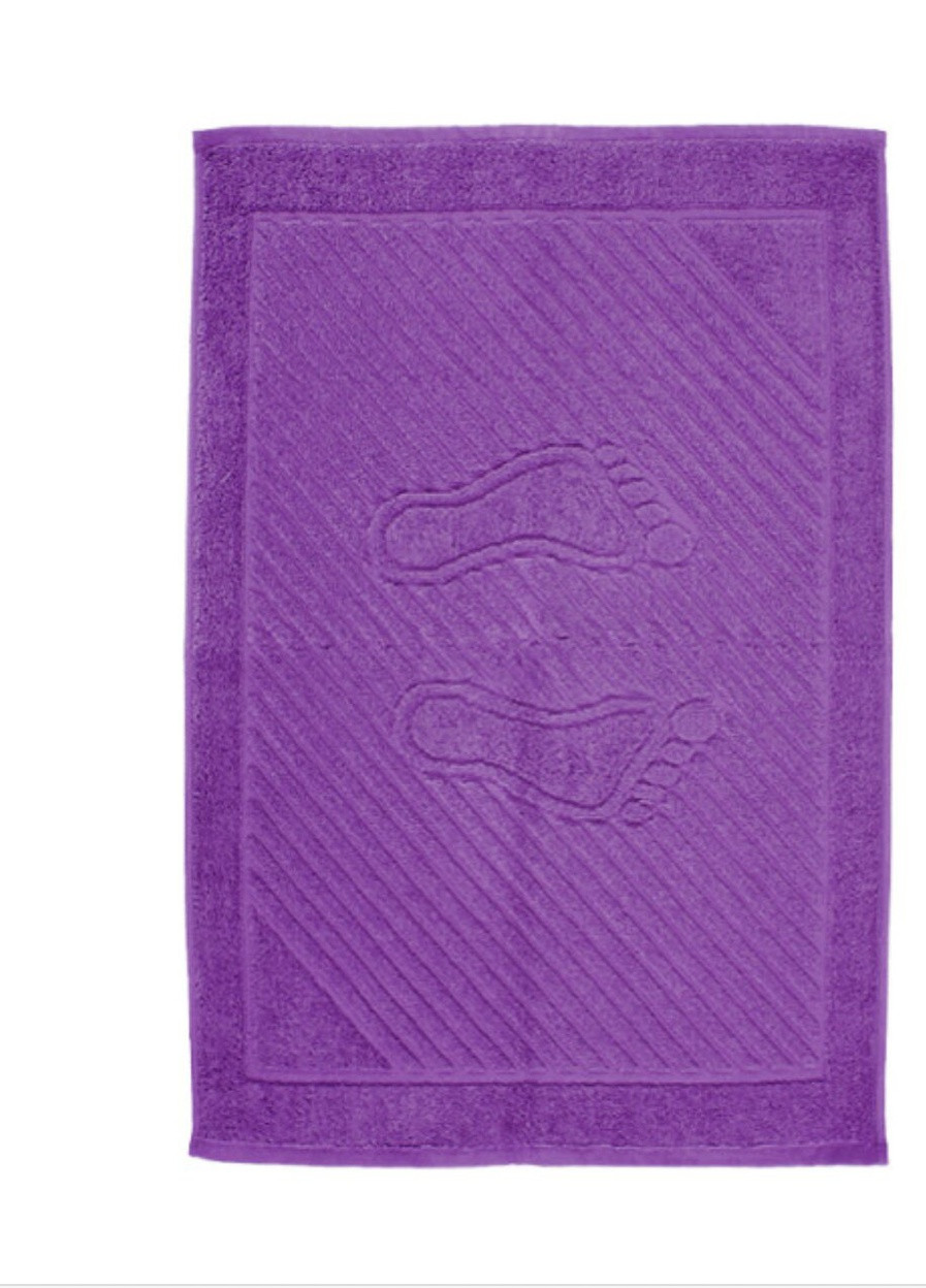 Ярослав полотенце для ног 50х70см однотонный фиолетовый производство - Украина