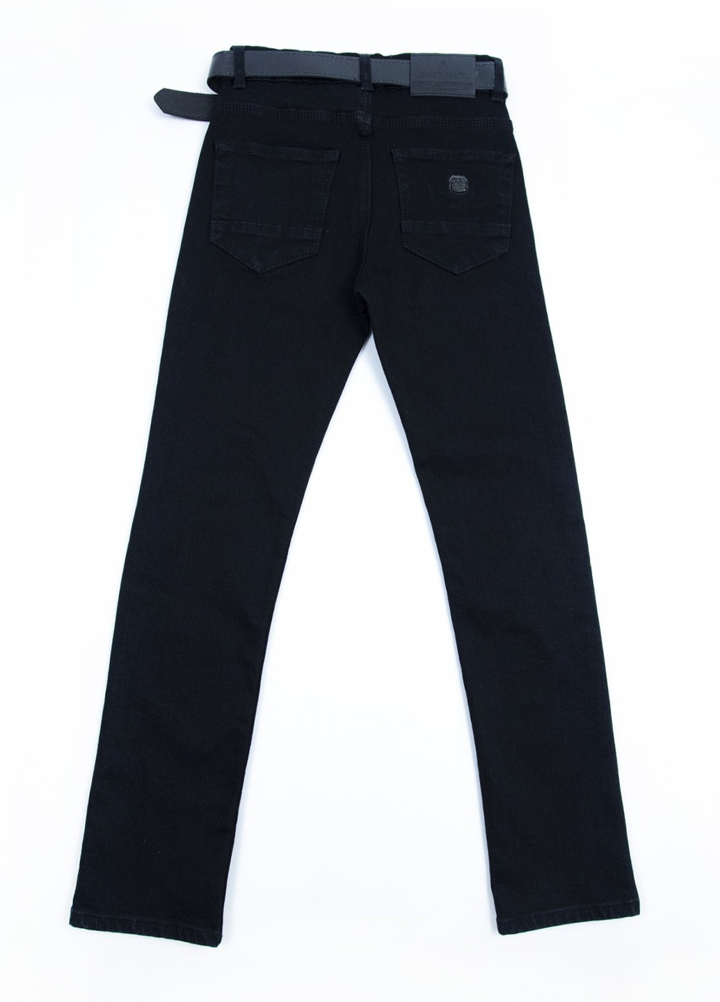Черные демисезонные прямые джинсы для мальчика черные прямые Altun