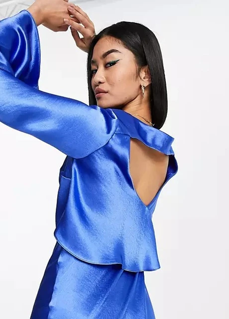 Синее платье Topshop