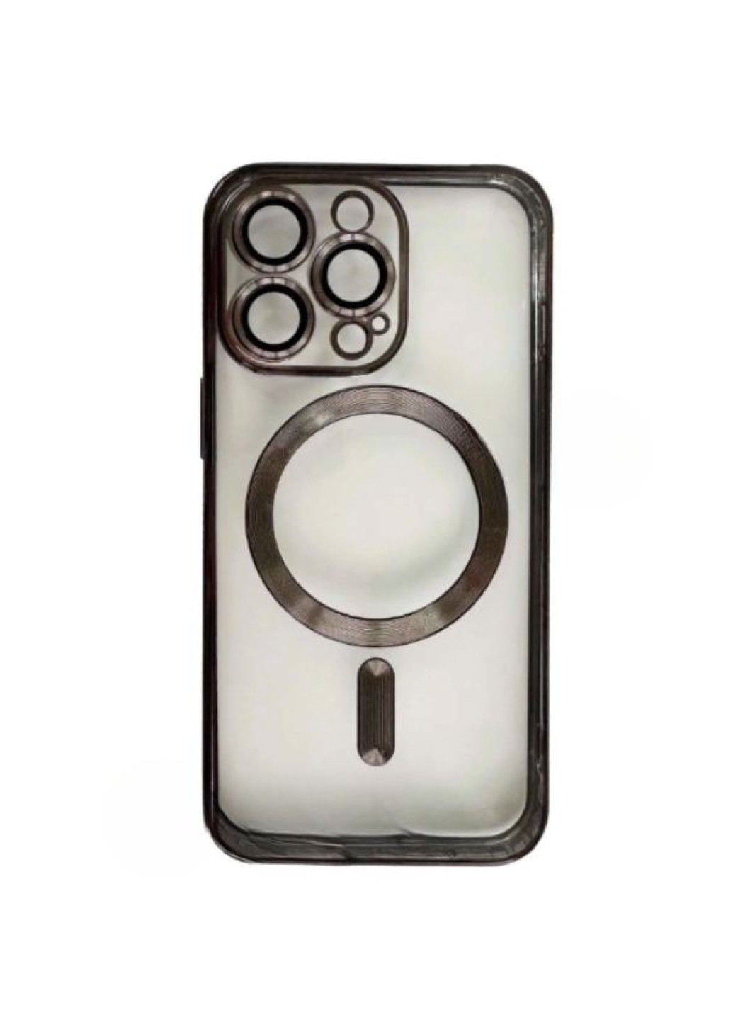 Чехол для iPhone 12 Pro Max Shining with MagSafe защита камеры Blue No Brand (258244057)