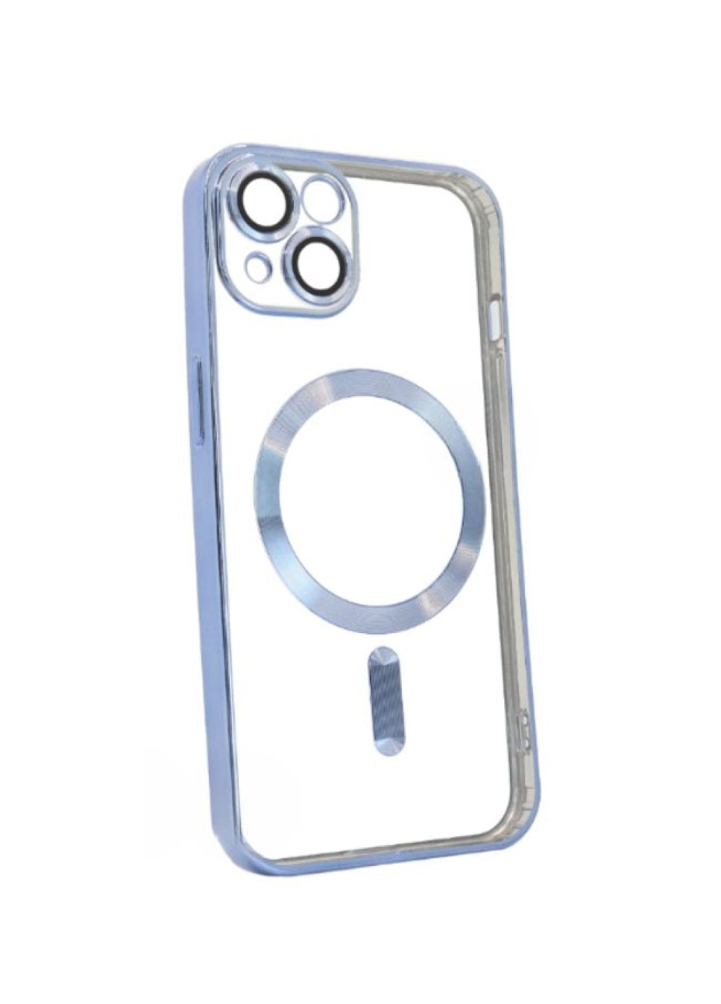 Чохол для iPhone 14 Shining with MagSafe захист камери Sky Blue No Brand (258244046)