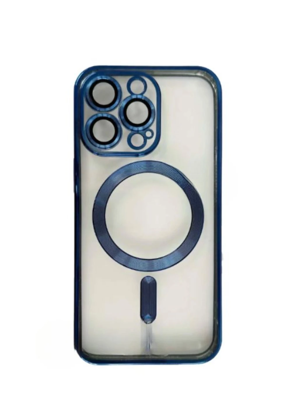 Чохол для iPhone 14 Pro Max Shining with MagSafe захист камери Blue No Brand (258244061)