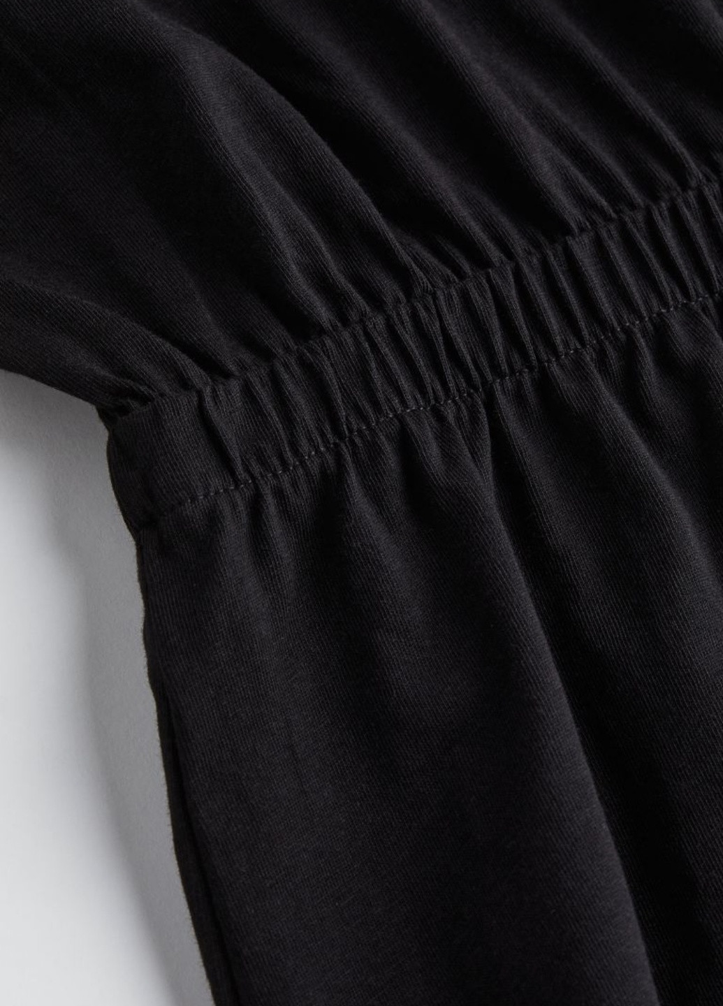 Чорна кежуал трикотажна сукня H&M однотонна