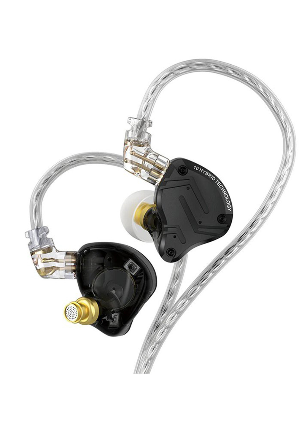 Гібридні навушники ZS10 Pro X з мікрофоном KZ (258260669)