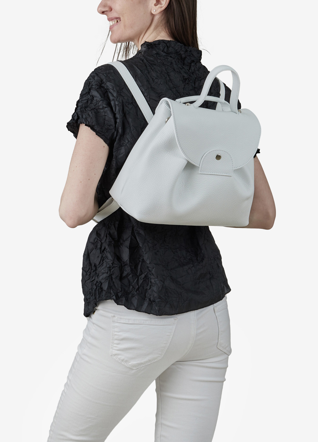 Сумка-рюкзак женская кожаная средняя Backpack Regina Notte (258245339)
