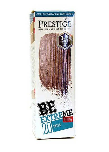 Відтінковий бальзам для волосся Be Extreme Титан 100 мл Vip's Prestige (258290257)