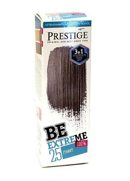 Відтінковий бальзам для волосся Be Extreme Графіт 100 мл Vip's Prestige (258290246)