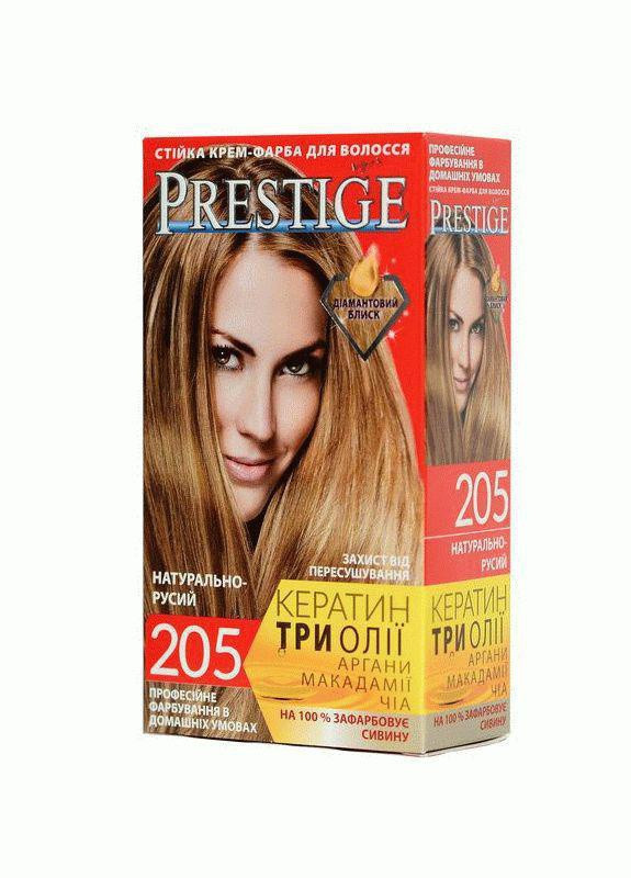 Стійка крем фарба для волосся Prestige №205 Натуральний русявий 115 мл Vip's Prestige (258290242)