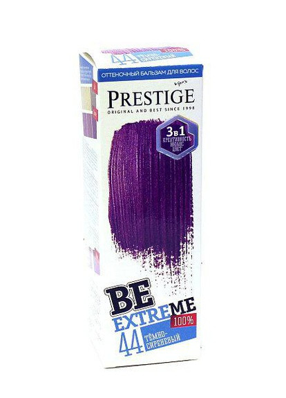Оттеночный бальзам для волос Be Extreme 44 темно сиреневый 100 мл Vip's Prestige (258290261)