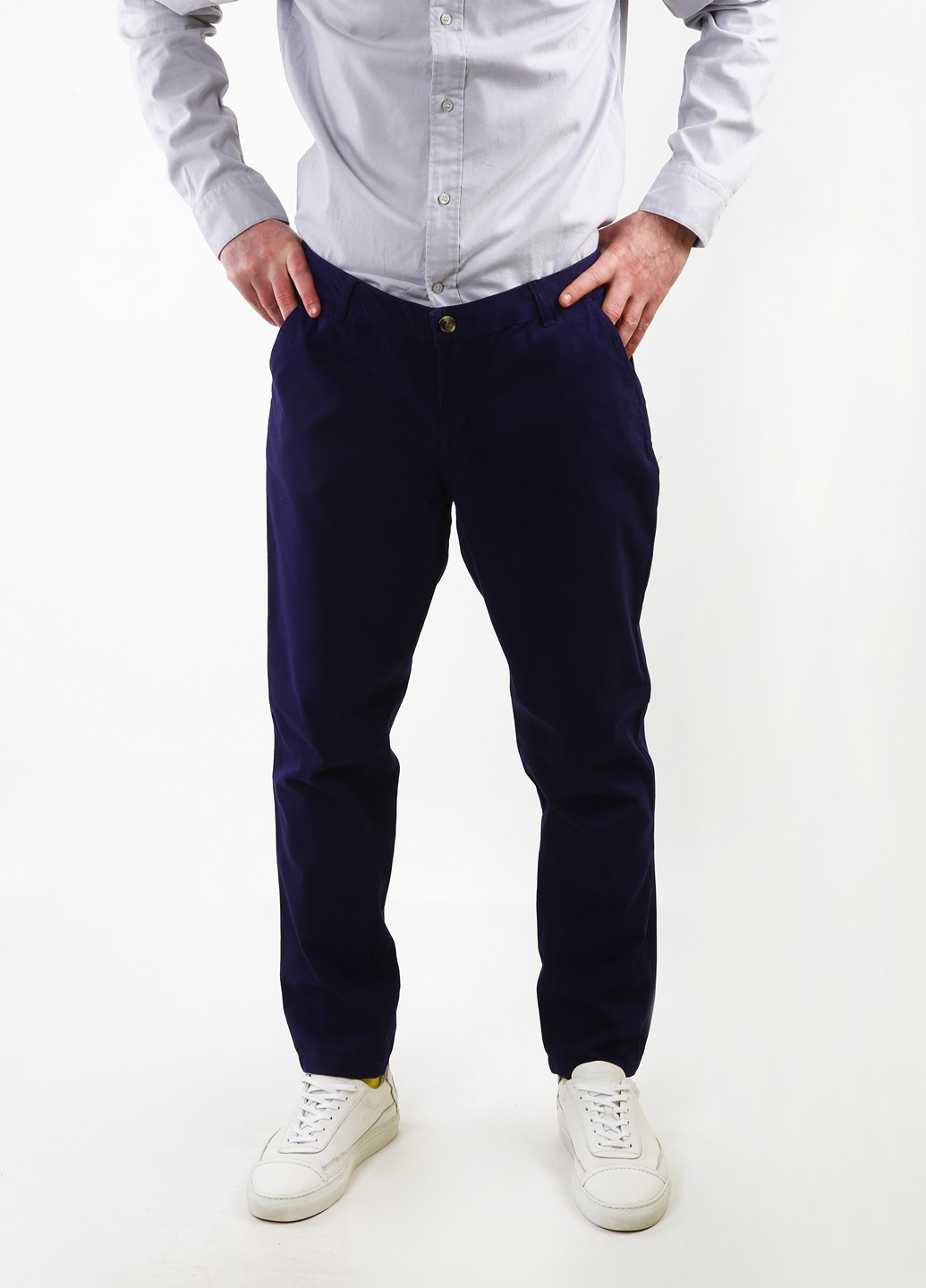 Синие кэжуал демисезонные брюки 3SUISSES