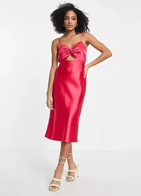 Малиновое платье Miss Selfridge