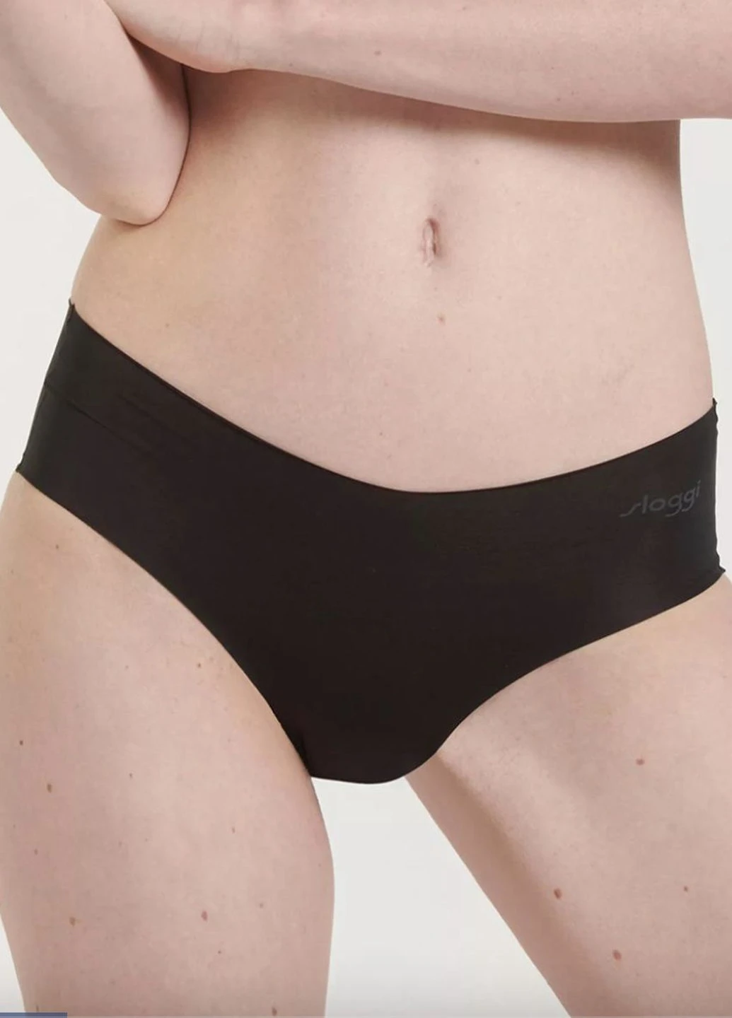 Женские бесшовные трусы ZERO Hipsters (Triumph) 2 шт XL Черный Sloggi (258261402)