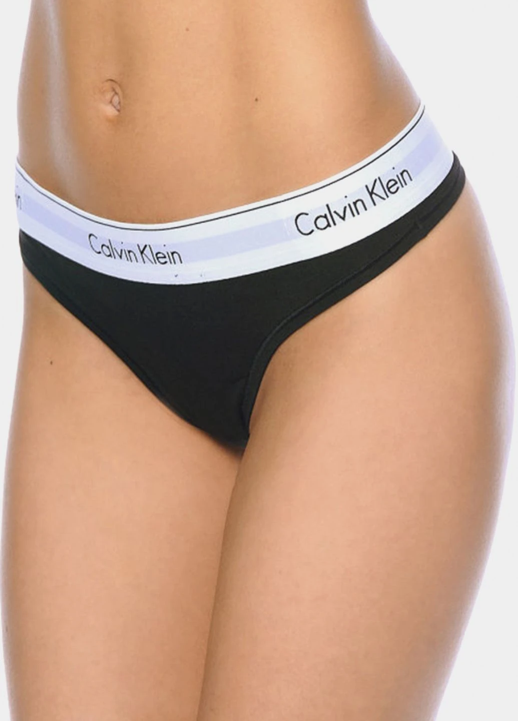 Жіночі труси стрінги Underwear F3786E-001 M Black Calvin Klein (258261460)