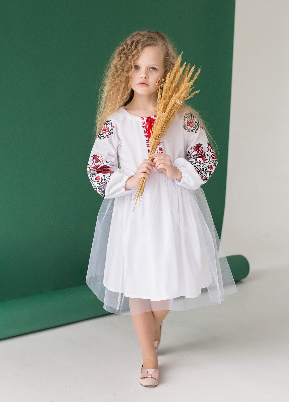 Плаття для дівчинки в українському стилі "Жар-птиця" MEREZHKA (258287695)