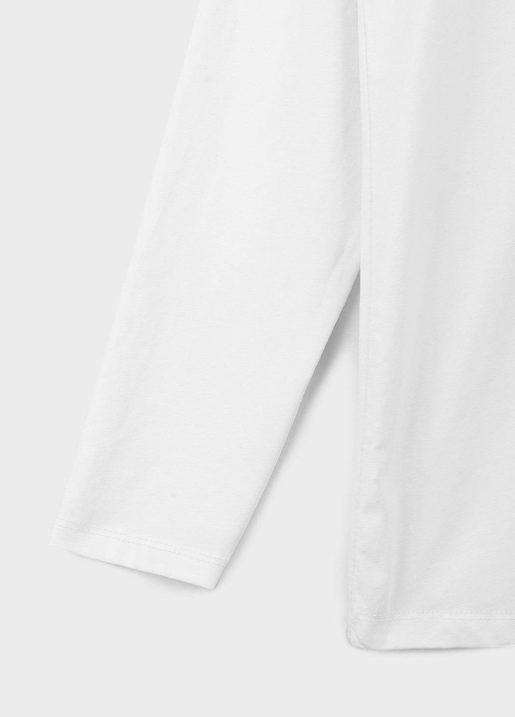 Белый демисезонный повседневный лонгслив Lagos