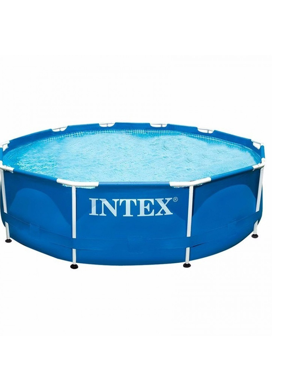 Круглый каркасный бассейн 28200 (305х76 см) Metal Frame Pool Intex (258287992)