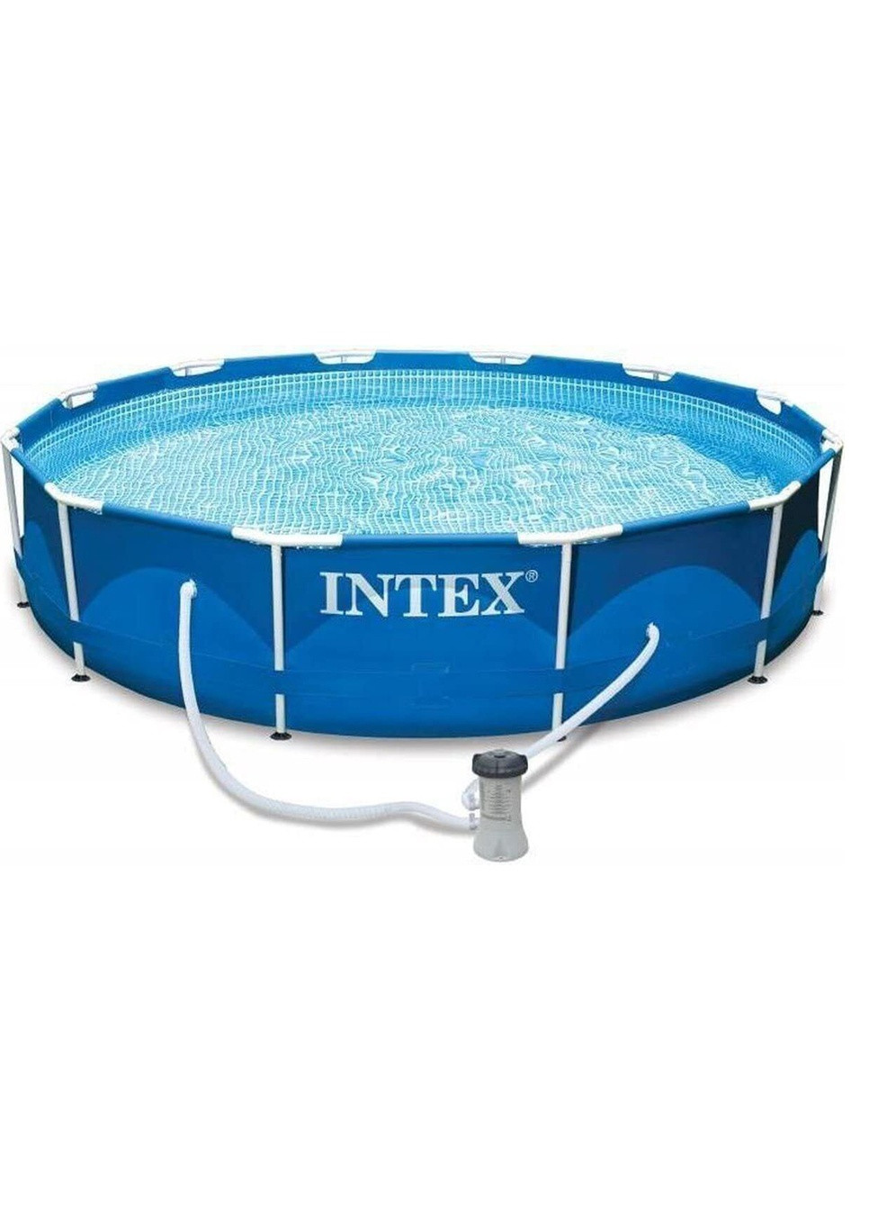 Каркасный бассейн 28212 с тентом и фильтром, 366 x 76 см (2 006 л/ч) Intex (258287993)