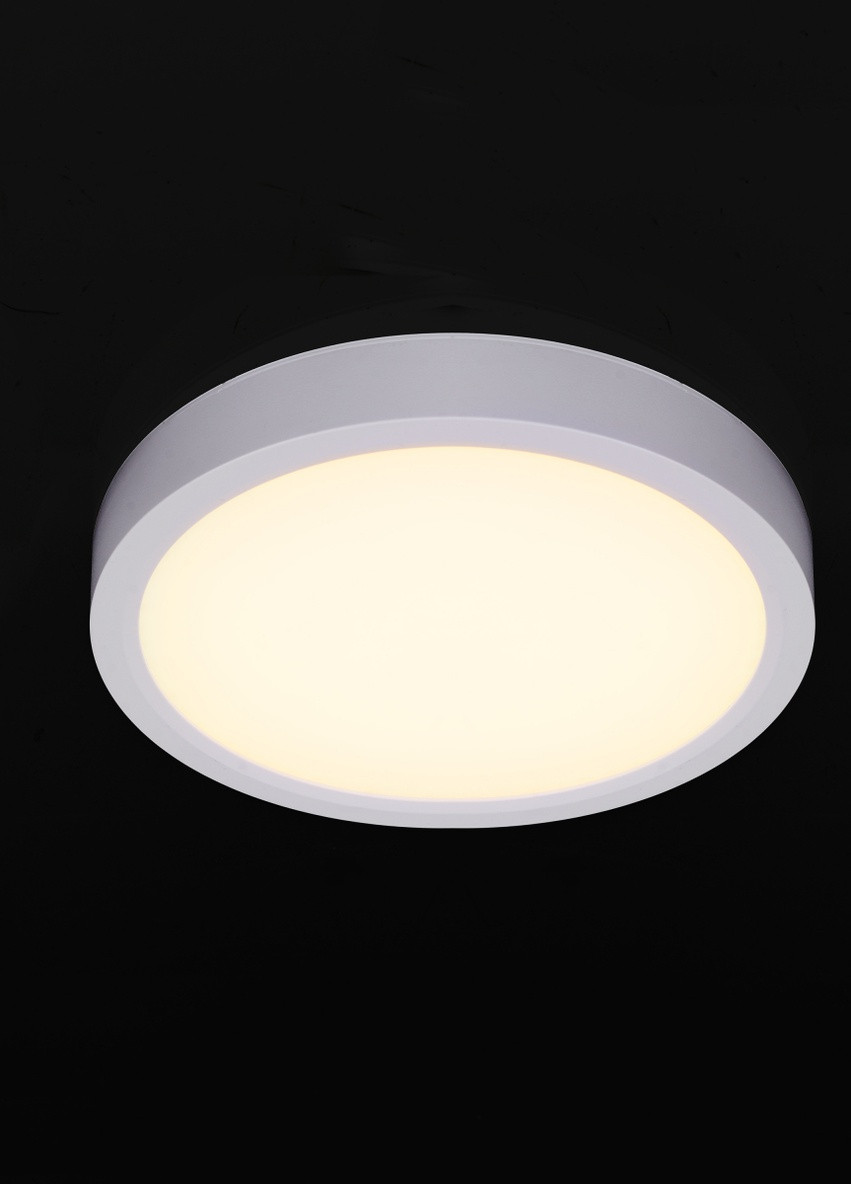 Білий світлодіодний світильник FLF-83B 12W WW WH LED Brille (258288638)