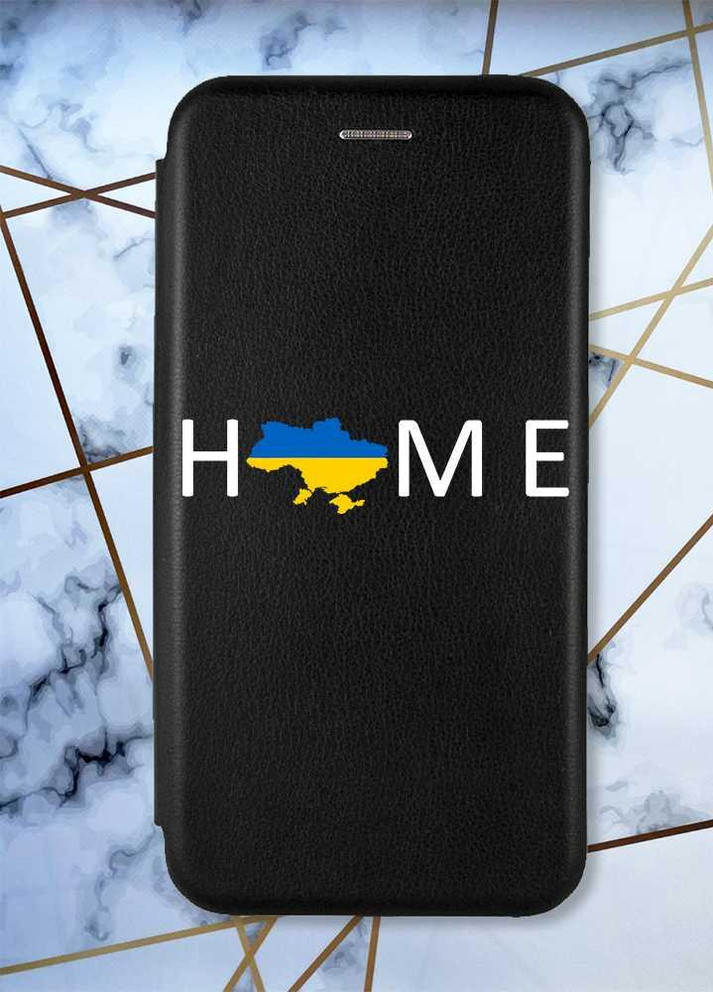 Чехол-книжка c рисунком для Samsung Galaxy A32 5G Черный; Дом Украина (патриотический принт 73) G-Case (258288404)