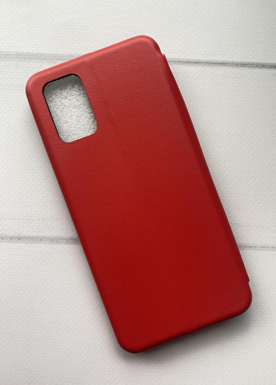 Чехол-книжка с рисунком для Samsung Galaxy A03s Красный; Коктейль Единорог (принт 96) G-Case (258289000)