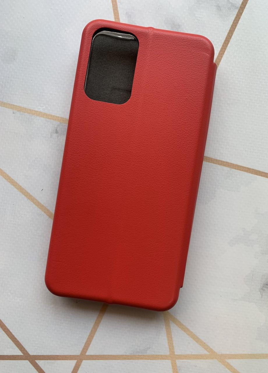 Чохол-книжка з малюнком для Samsung Galaxy A72 (A725) Червоний; Дівчинка з ведмедиком (принт 117) G-Case (258289029)