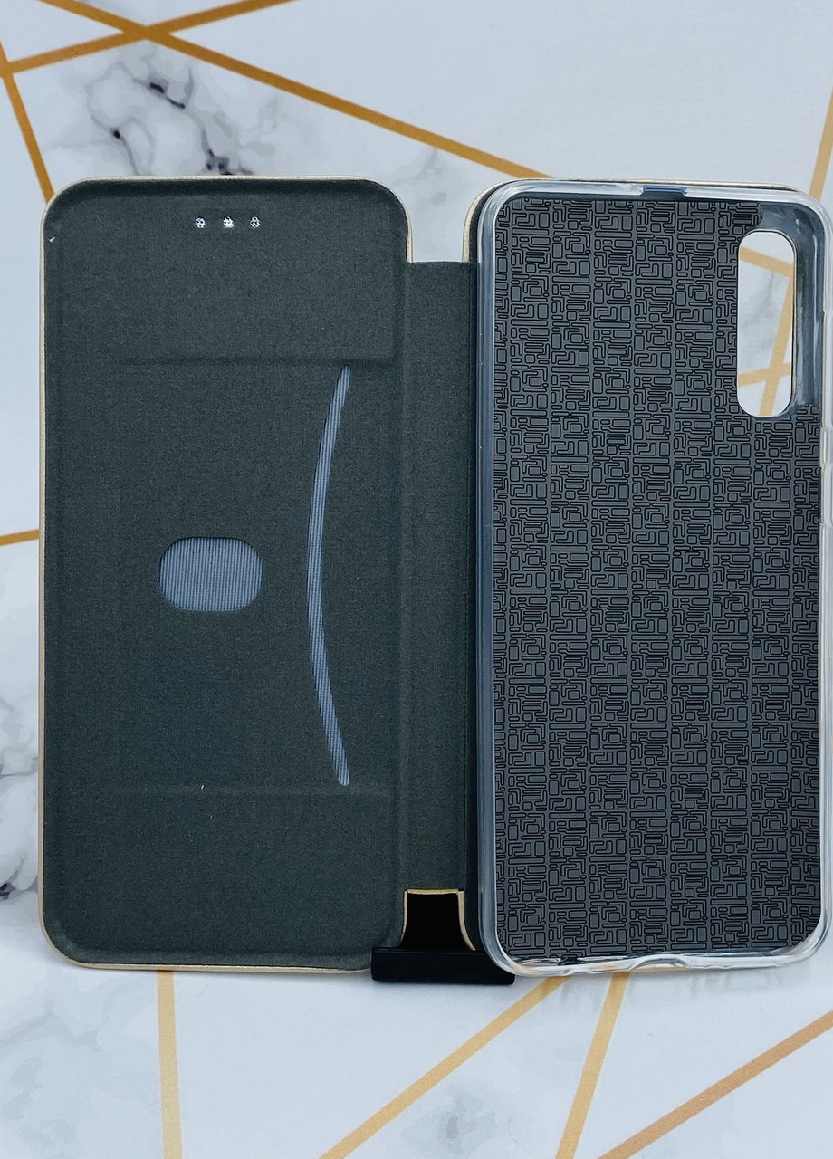 Чохол-книжка з малюнком для Samsung Galaxy A50 (2019) A505/A30s Золотий; Українська захисниця (принт 169) G-Case (258288594)
