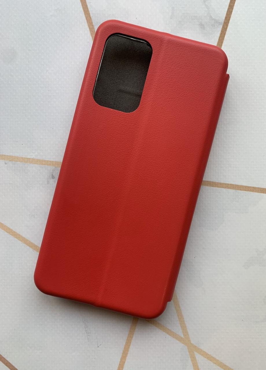 Чехол-книжка с рисунком для Samsung Galaxy A52 (A525) Красный; Девушка с собачкой (принт 115) G-Case (258288532)