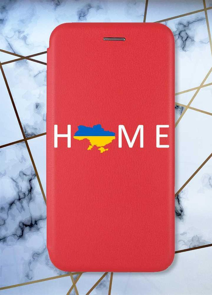 Чохол-книжка з малюнком для Samsung Galaxy A52 (A525) Червоний; Дім Україна (патріотичний принт 73) G-Case (258289300)